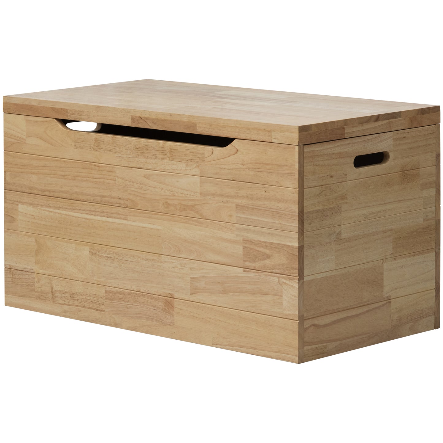 eHemco Heavy-duty Solid Hardwood Blanket Chest, Storage Trunk, 35.5 by 18.63 by 19.5 Inches, Natural
