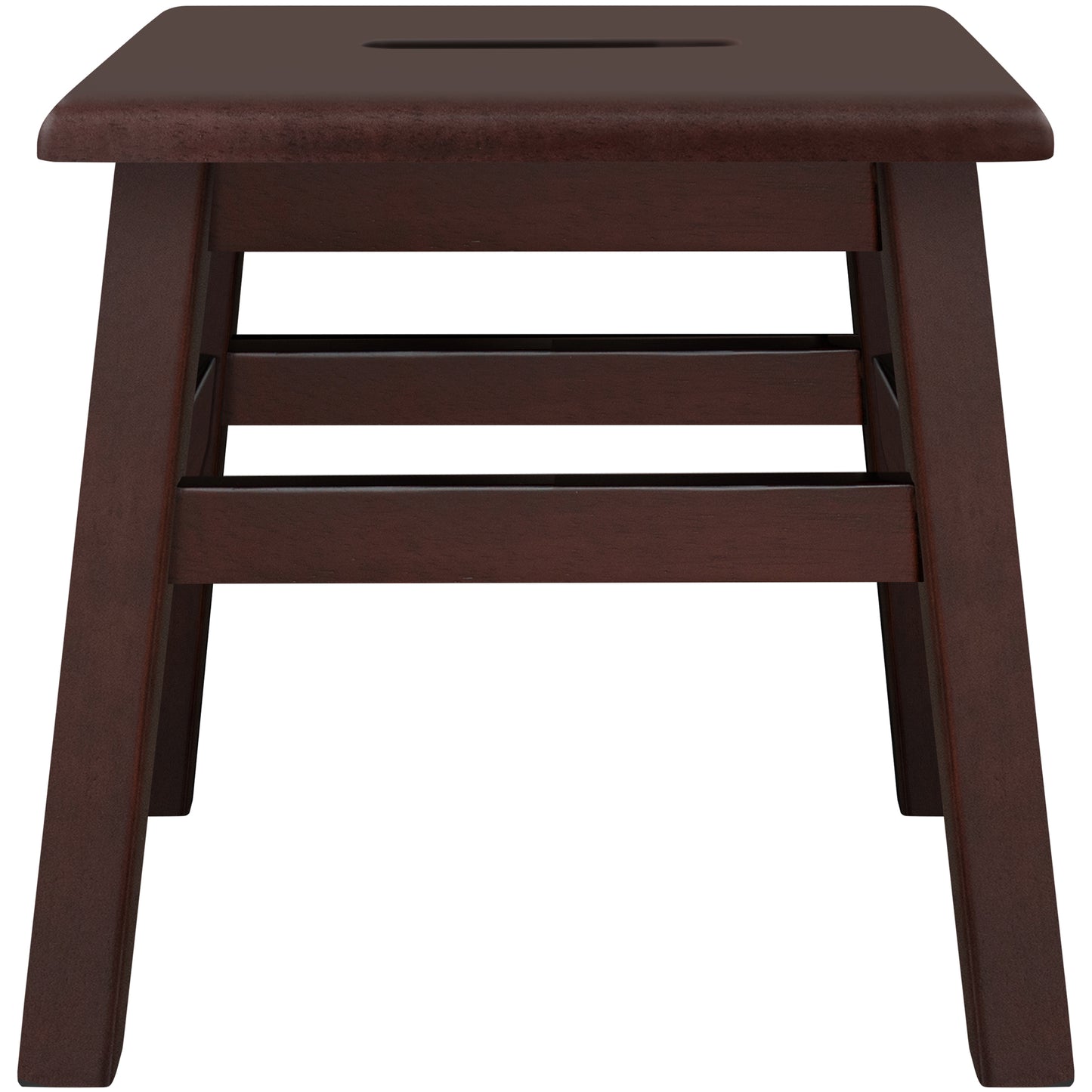 eHemco Solid Hardwood Wooden Step Stool for Adults and Kids, 12.25 inches Height