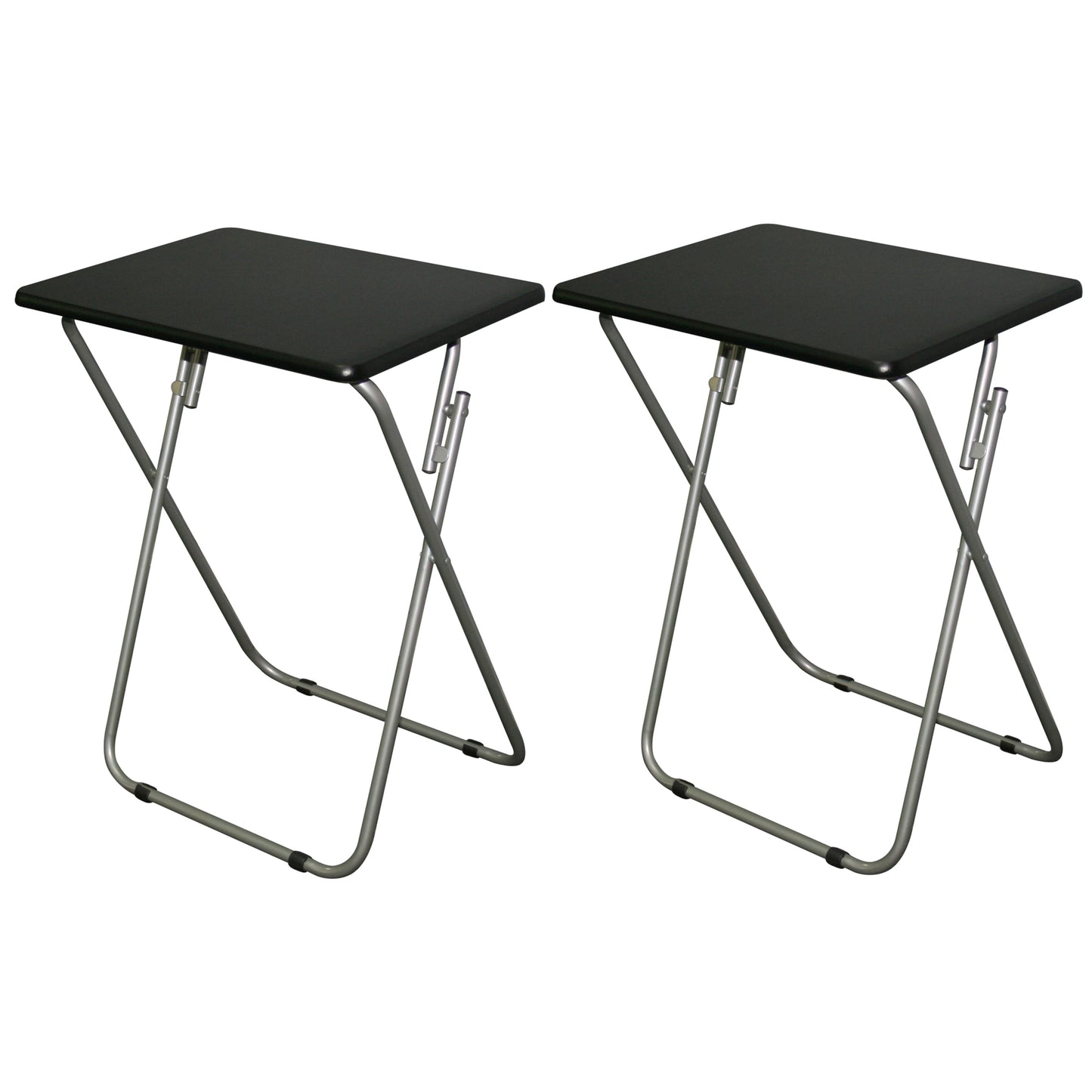 eHemco Folding TV Tray Tables for Eating, 19 by 15 by 26 Inches, Set of 2