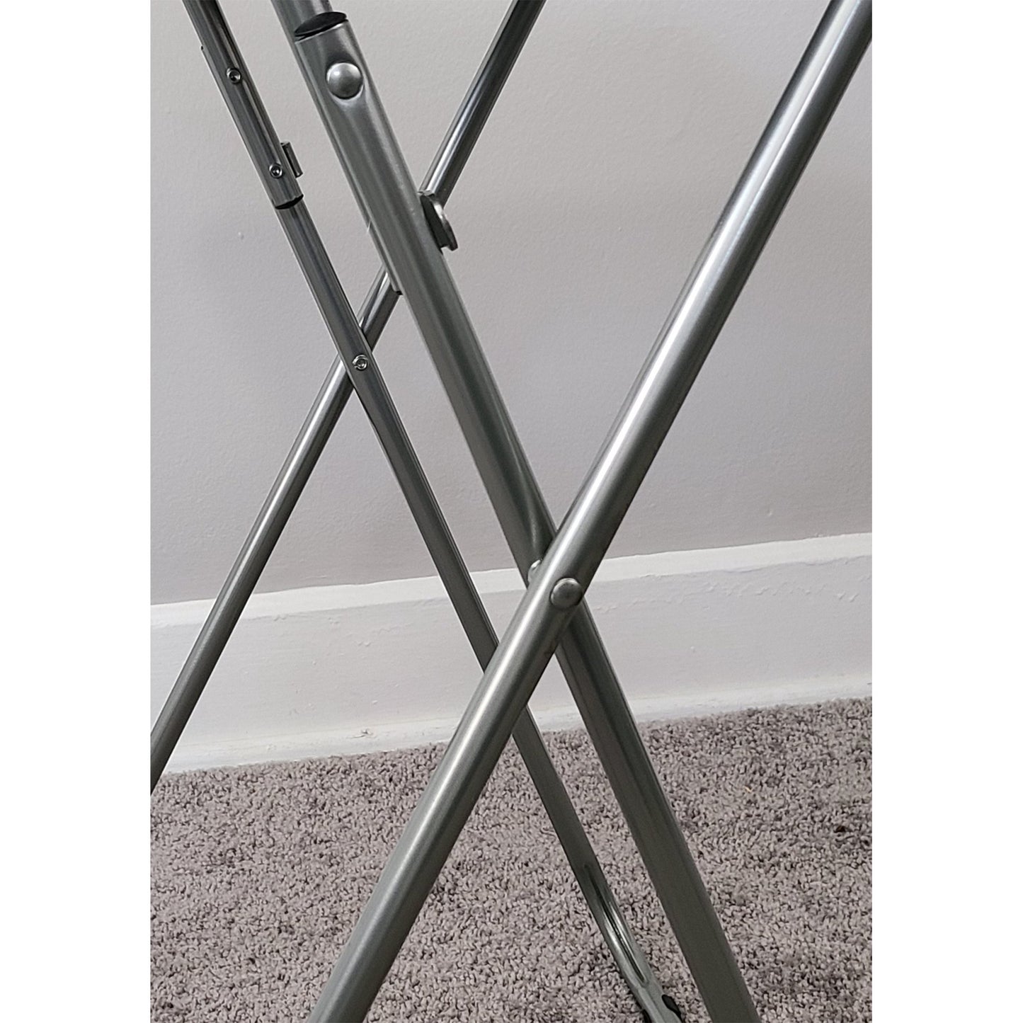 eHemco Folding TV Tray Tables for Eating, 19 by 15 by 26 Inches, Set of 2