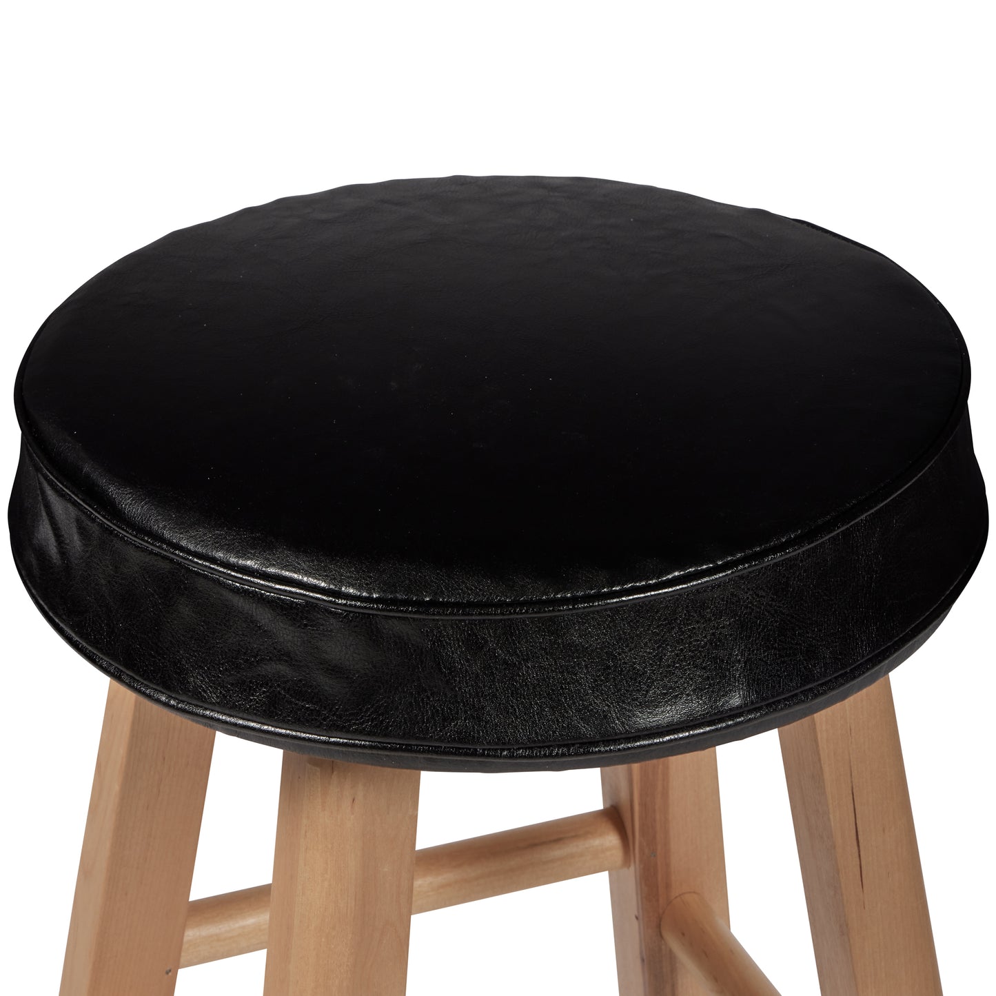 eHemco Barstool Cover with Foam, 13 Inches, Black, Set of 4