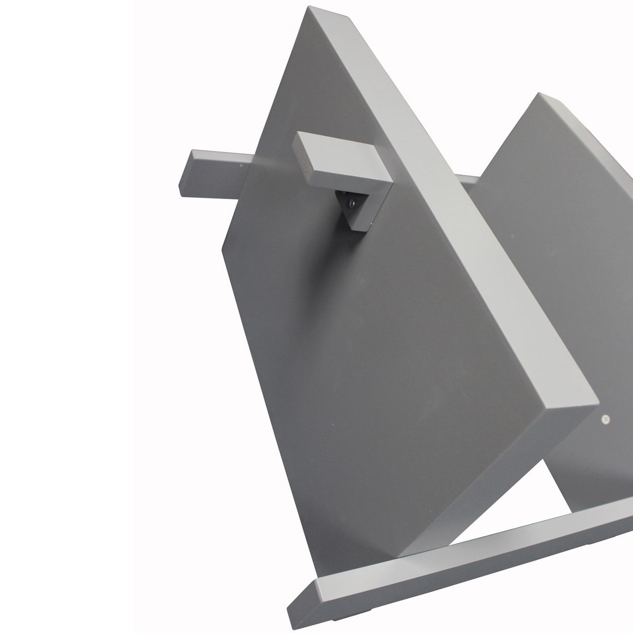 eHemco 5 Tier Leaning Wall Book Shelf, 70 Inches