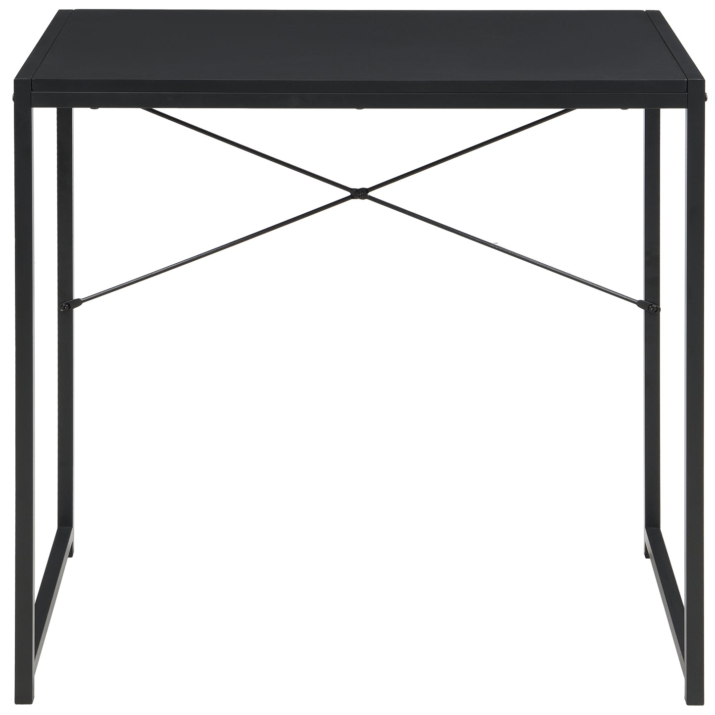eHemco Multifunction Rectangular Home Office Writing Study Desk, Black