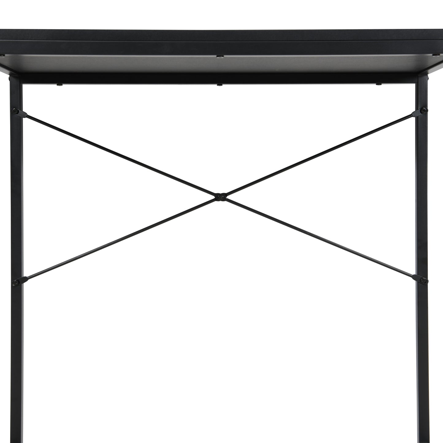 eHemco Multifunction Rectangular Home Office Writing Study Desk, Black