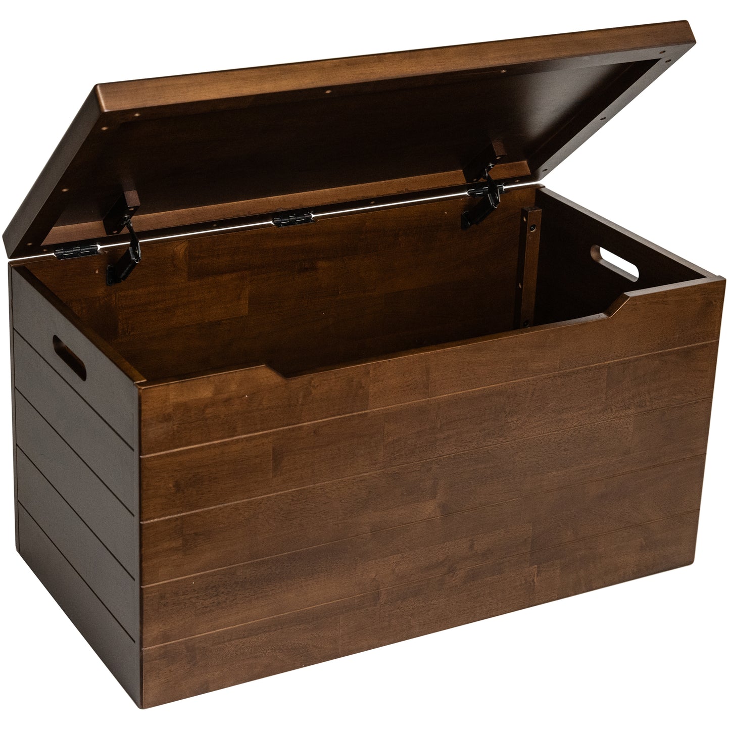 eHemco Heavy-duty Solid Hardwood Blanket Chest, Storage Trunk, 35.5 by 18.63 by 19.5 Inches, Coffee