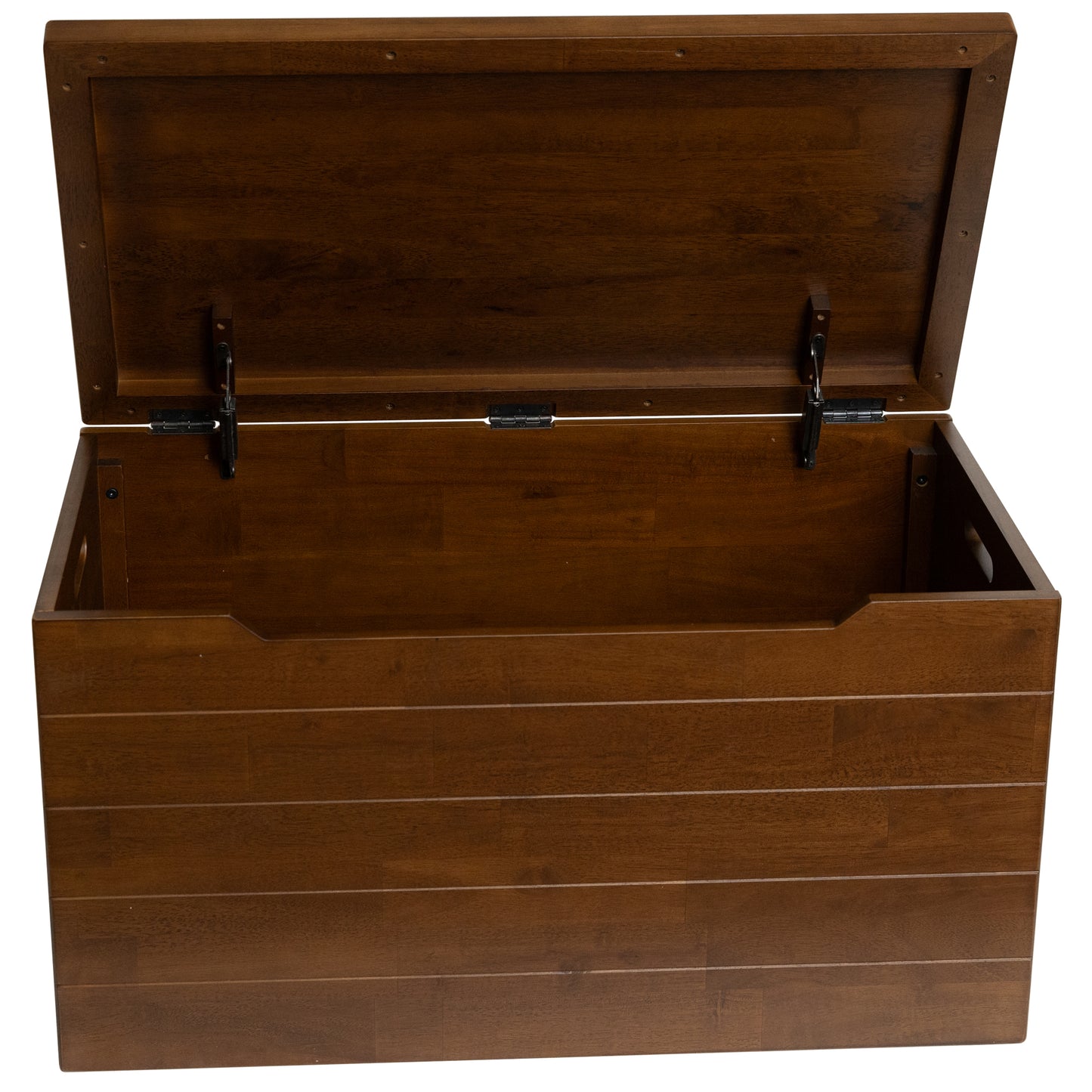 eHemco Heavy-duty Solid Hardwood Blanket Chest, Storage Trunk, 35.5 by 18.63 by 19.5 Inches, Coffee