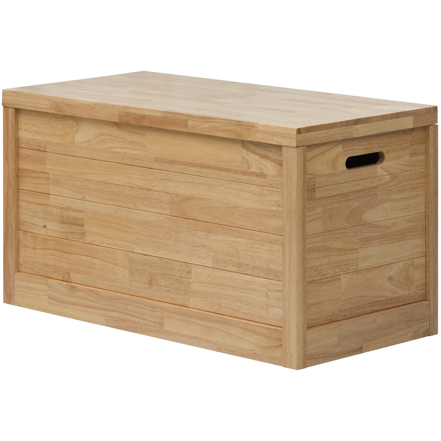 eHemco Heavy-duty Solid Hardwood Blanket Chest, Storage Trunk, 35.5 by 17.4 by 19.5 Inches, Natural