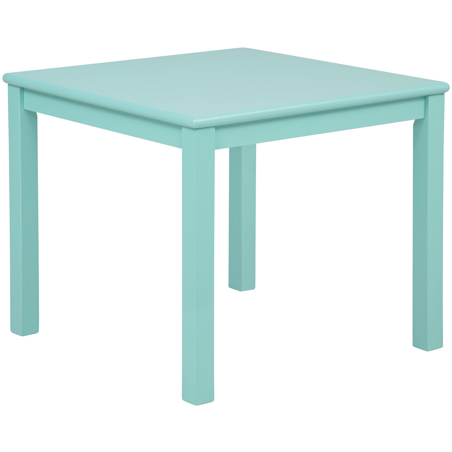 eHemco Solid Hard Wood Kids Table and Chair Set (4 Chairs Included), 5 Piece Set