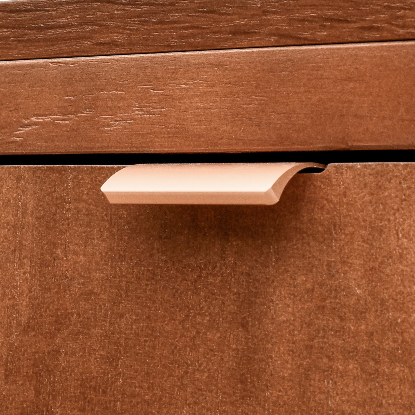 eHemco Kawaii Sweetheart 2-Door Storage Cabinet, Antique Walnut, 30 x 14 x 31 Inches, Heart Carved Design