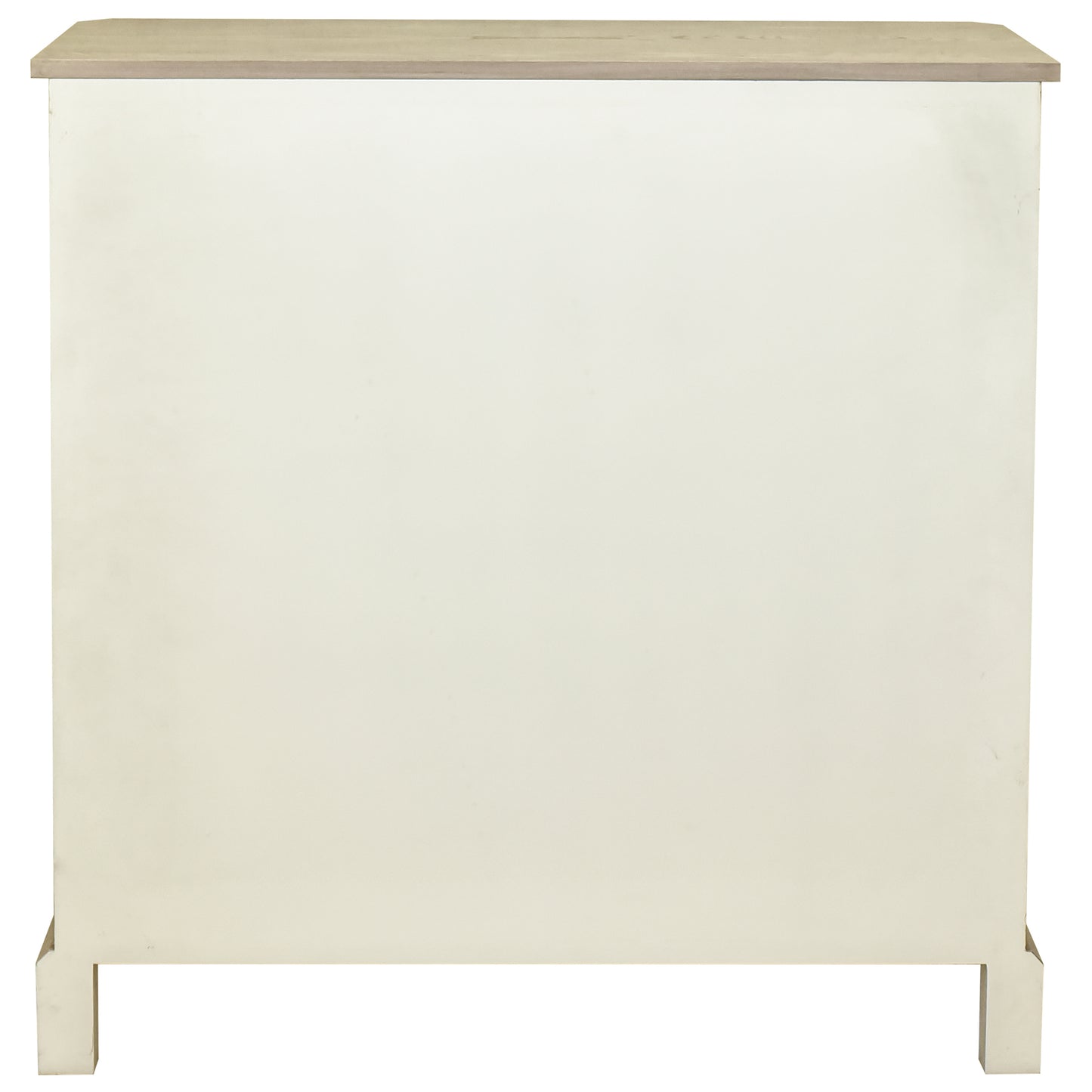 eHemco Art Deco 2-Door Storage Cabinet with Gold Accent Knob, Modern Retro Style, 32 x 14 x 33 Inches, Light Gray