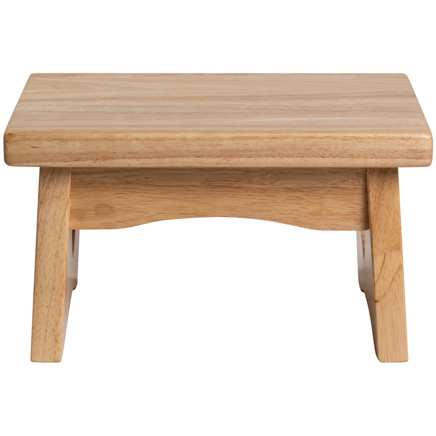eHemco Rectangular Solid Hardwood Step Stool for Adults and Kids, 7.5 Inches Height
