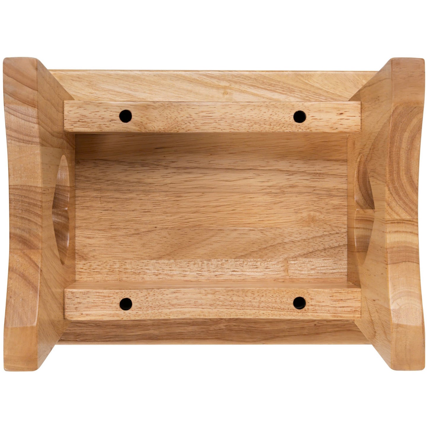 eHemco Rectangular Solid Hardwood Step Stool for Adults and Kids, 7.5 Inches Height